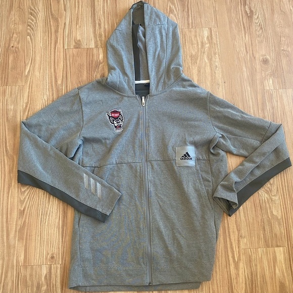 Adidas Basketball Club North Carolina State Wolfpack Jacket - Picture 1 of 9